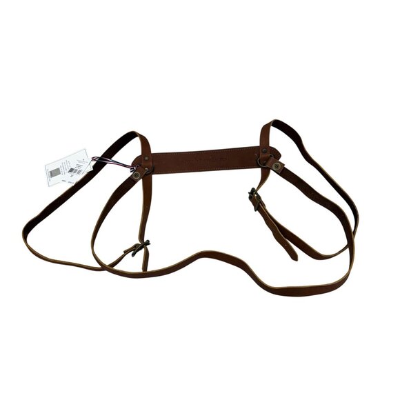 Polo Ralph Lauren Brown Leather Blanket Strap Russia Olympics 2014 NEW - Picture 1 of 6